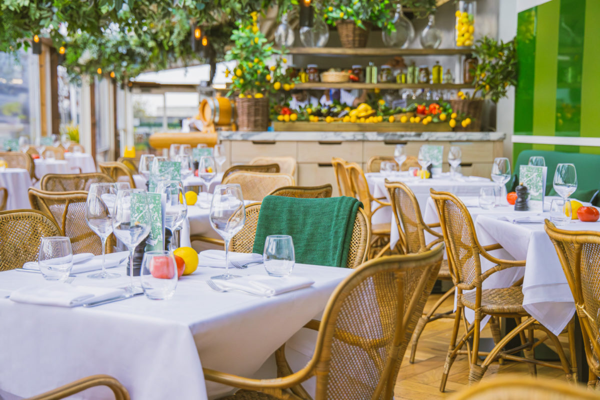 Italian Restaurant in Selfridges London, Alto Selfridges San Carlo